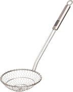 Helen’s Asian Kitchen Spider Strainer, All Stainless Steel, 5-Inch Strainer Basket With 10.25-Inch Handle
