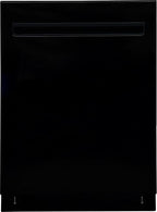 Kenmore Elite 24" Built-in Stainless Steel Tub Dishwasher TotalFlex 3rd, SmartWash, UltraWash, TurboDry, MoreSpace Plus Adjustable Rack, Energy Star Certified, Black