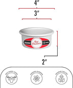 Fat Daddio's PRD-32SET Anodized Aluminum Round Cake Pans, 3 x 2 inch, Set of 2