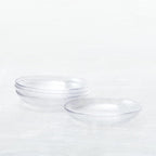 Fortessa Los Cabos Glass Dinnerware Collection, Coupe Entrée Bowl (Set of 4), 8.6 Inch/25oz, Clear