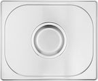 BIRDROCK HOME Stainless Steel Steam Table Pan Lids - Restaurant and Catering Supplies - 24 Gauge Steel - Perfect for Meal Prep, Cooking, and Food Storage Container - 6 Pack, Fits 1/2-Size Hotel Pans