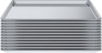 18 in. x 26 in. 19 Gauge Full Size Aluminum Bun. / Sheet Pan. Pack of 12