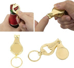 80pcs Personalized 4 in 1 Multi Function Bottle Opener, Nail Clipper, Wedding Favors Brewery, Private Customized, Gold, Multitool Gifts for Men