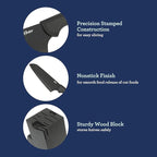 Oster Slicecraft 14 Piece High Carbon Stainless Steel Knife Block Cutlery Set - Black- Cuchillos Para Cocina