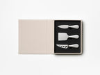 Printworks The Essentials, Cheese Knife Set – 3 Pieces Stainless Steel Gift Set with Pronged, Chisel, and Heart Knives – Stylish Charcuterie Accessories and Dishwasher Safe