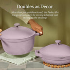 Our Place Perfect Pot - 5.5 Qt. Nonstick Ceramic Sauce Pan with Lid | Versatile Cookware for Stovetop and Oven | Steam, Bake, Braise, Roast | PTFE and PFOA-Free | Toxin-Free, Easy to Clean | Sage