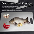 Titanium Cutting Board Set of 3,100% Pure Titanium Cutting Boards for Kitchen Double Sided,Hygiene Durable Dishwasher,Fruit & Vegetables （3P-S)