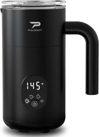 Milk Frother, Electric Milk Frother and Steamer 4 in 1 Automatic Coffee Steamer Frother, 11.8OZ / 350ML Warm and Cold Foam Frother for Coffee,Latte, Cappuccino, Macchiato, Hot Chocolate