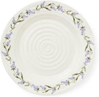 Portmeirion Sophie Conran Lavandula 11 Inch Dinner Plate, Lavender Sprig Design in Soft Purple & Green - Elegant Porcelain Dish for Spring Meals, Garden Parties, Special Events & Everyday Dining