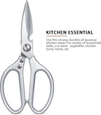 8.46'' Large Kitchen Scissors for Food, Heavy Duty All Purpose Kitchen Shears for Cutting Vegetable, Poultry, Meat, Herb, Stainless Steel Sharp Blade, Dishwasher Safe
