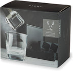 Viski Ice Maker, Whiskey Ice Cube Molds Makes 2 Large Crystal Clear Cubes, Perfect for Old Fashioned, Bourbon, Scotch & Craft Cocktail Drinks, Home Bar Accessories, Barware Essentials, Set of 1, Black
