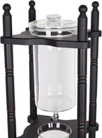 Large Capacity Cold Brew Tower Japanese Cold Brew Maker Glass Cold Brew Coffee Makers Drip Coled Coffee Tower Iced Tea Maker for Home Office Coffee Shop