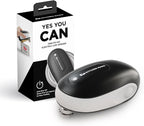 Kitchen Mama One-To-Go Electric Can Opener: One Touch, Auto Stop, Smooth Edge, Lid Lift, Safety, Automatic, Magnetic, Cordless, Battery Operated, Kitchen Appliance for Senior with Arthritis (White)