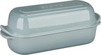 Enameled Cast Iron Loaf Pan with Lid, Dutch Oven Bread pan for Homemade Sourdough Bread Baking, 12.5x5.5 inch, 5qt, Seasalt