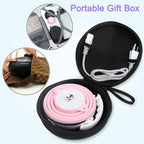 Upgrade Travel Kettle, ShineMe Food Grade Silicone Dual Voltage 110-220V Ultrathin Portable Electric Water Kettle with Cup, Universal Adaptor and Detachable Power Cord, 555ML (Pink)