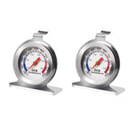 Stainless Steel Oven Thermometer for Electric/Gas Oven, Kitchen Cooking Grill Smoker Thermometer(50-300°C/100-600°F) (2)