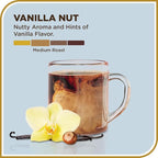 Don Francisco's Vanilla Nut Ground Coffee, Medium Roast – Flavored 100% Arabica, 20 oz Bag, Premium Coffee for Drip, Pour Over & French Press