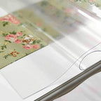 NECAUX Custom 32 x 44 Inch Frosted Table Cover Protector, 1.5mm Thick Plastic Scratch Resistent Heavy Duty Desk Pad Mat Non-Slip Tablecloth Protector for Coffee Table Sofa Table Media Stand Dressers