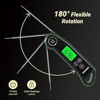 INKBIRD 0.5 Seconds Instant Read Meat Thermometer for Cooking RHT-11K, ±0.5℉ Accuracy Digital Food Thermometer with 1.42inch Large Screen, Waterproof Kitchen Thermometer for Candy, Grill, BBQ, Brewing