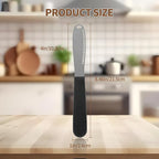 2 Pcs Butter Knife Spreader with Holes, 3 in 1 butter knife, butter curler knife, Butter Grater with Ergonomic Handle, stainless steel butter spreader for Butter, Cheese, Jam