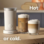 Philips Baristina Milk Frother - Foam Milk Perfectly. Hot and Cold. Dairy and Non-Dairy. Easy to Clean. for Philips Baristina Espresso Machines. Milky White (BAR311/00)