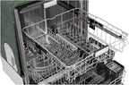 SHARP SDW6767HS Smart Dishwasher Works with Alexa. Includes LED Interior lights, Stainless Steel interior, Heated Dry with Fan Assist, Wash Zone cleans half load on either rack, Adjustable Third Rack
