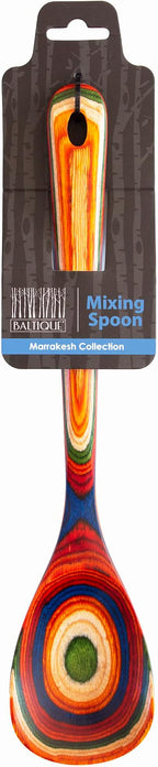 Totally Bamboo Baltique Marrakesh Collection 12-1/2" Wooden Cooking Spoon, Safe for Nonstick