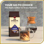 Don Francisco's Blueberry Ground Coffee, Medium Roast – Flavored 100% Arabica, 3-Pack (12 oz Bags), Premium Coffee for Drip, Pour Over & French Press