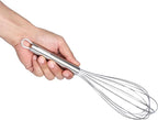 Restaurantware-German Standard 12.5 Inch French Whisk, 1 Dishwashable Kitchen Wire Whisk - Ergonomic Handle, Durable, Stainless Steel French Whip, For Blending, Stirring, Mixing Of Ingredients