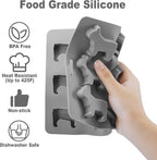French Bulldog Ice Cube Mold, Fun Shapes Frenchie Bull Dog Ice Cube Tray, Silicone Dog Treat Mold, Cute Novelty French Bulldog Gifts for Baking & Freezing Decor, BPA Free & Heat Resistant