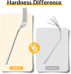 KINGSTONE Silverware Set, 20-Piece Forged Flatware Set Cutlery Set Premium Stainless Steel, Service for 4, for Kitchen, Home, Wedding, Party, Mirror Polished and Dishwasher Safe