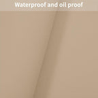 Leather Table Cover,1.8mm Thick,48x72 Inch Table Protector,Table Protector for Dining Room Table,Dining Table Cover,Table Cover Protector,Table Protector Pad(Light Brown+Gray,48x72)