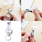 50pcs-Personalized 4 in 1 Multi Function Bottle Opener, Nail Clipper, Wedding Favors Brewery, Private Customized, Sliver, Multitool Gifts for Men