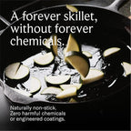 Field Company 6.75-Inch Cast Iron Skillet – Lightweight & Smooth, Made in USA, Pre-seasoned with Organic Oil – Ideal for 1 Serving (No.4 Extra Small)