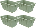 Extra Large Ice Cube Molds 4Pack 32LB Silicone Ice Block Molds for Ice Plunge Tub, Reusable Ice Cube Trays for Freezer, Giant Ice Cube Molds for Home Ice Baths,Cold Plunge Accessories (Green)