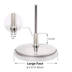 3 3/16 Inch BBQ Temperature Gauge for Smoker Wood Charcoal Pit, Large Face Grill Analog Thermometer
