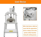 INTSUPERMAI Dough Divider Cutter Machine 40pcs Dough Divider and Rounder Machine Manual Dough Lump Spacer Machine 0.95oz-5.08oz(27g-144g) Weight of Cut Dough for Bakery