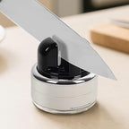 Hands Free Knife Sharpener with Suction Base Multi-Angle Pocket knives sharpene & Kitchen Knife Sharpener with Suction Base For All Knives: Chef’s, Serrated, and Hardened Steel