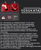 Yosukata 17" Wok Spatula and Ladle and Turner Spatula - Stainless Steel Cooking Utensils Set of 3-304 Stainless Steel Kitchen Utensils Set - Dishwasher Safe Wok Accessories - Cooking Tools