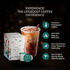 Lifeboost Medium Roast Low Acid Coffee K Cups - Single Origin Mold Free Non-GMO Organic Coffee Pods - Compatible with Keurig & Keurig 2 Machines - 42 Count