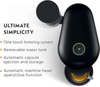Nespresso Vertuo Plus Coffee and Espresso Maker by Breville, Ink Black with Aeroccino Milk Frother