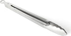Martha Stewart Richburn 12-Inch Stainless Steel Kitchen Tongs – Durable, Heat-Resistant Cooking and Serving Tool
