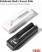 Funny Gifts for Dad, Dad's Ice Cream Shovel Scoop - Stainless Steel Engraved Scoop for Dad, Fathers Day Gifts from Daughter/Son, Heavy Duty Ice Cream Scooper with Dishwasher Safe, Dad Birthday Gift