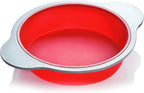 Boxiki Kitchen 13-Piece Non-Stick Silicone Bakeware Set with Cake Pan, Brownie Pan, Loaf Pan, Muffin Mold, Spatulas, Brush, and Measuring Spoons - Oven, Freezer and Dishwasher Safe