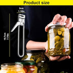 Adjustable Stainless Steel Jar Opener, 2026 New Multifunctional Stainless Steel Can Opener, Jar Lid Opener for Weak Hands, Jar Lid Gripper Bottle Opener Kitchen Accessories (1)