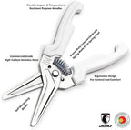 Jero Stainless Steel Kitchen Shears with Holder - Perfect for Herbs, Floral Trimming and Kitchen Use - Made in Portgual