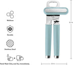 KitchenAid Classic Multifunction Can Opener and Bottle Opener Easy to Use, Razor Sharp Stainless Steel Cutting Wheel, Soft Ergonomic Handles, Mineral Water