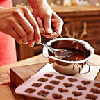 JOERSH 5PCS Silicone Chocolate Molds for Candy, Fat Bombs Snacks & Truffles, 9 Shapes 93 Cavities Candle Soap Wax Melts Mold (Square, Round, Heart, Star, Flower Shapes)