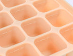 Baby Food Storage Silicone Cubes with Clip-On Lid Freezer Tray Baby Food Soups Purees Ice Safe Design Made in Korea (20cubes 0.8oz, Celadon Green Set of 2)