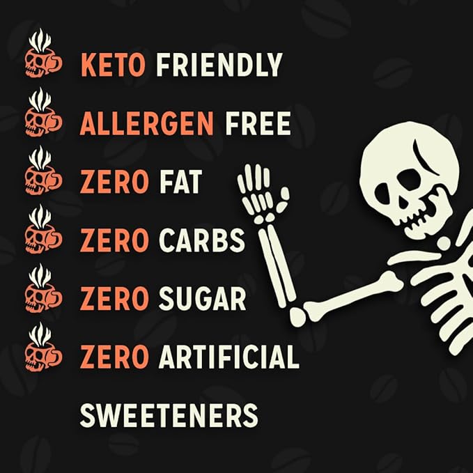 Bones Coffee Company Fallout Atomic Apple, Apple Pie Flavored Coffee, Medium Roast Low Acid Arabica Beans Compatible with Auto drip and French Press Coffee Maker, 12 Oz Whole Bean